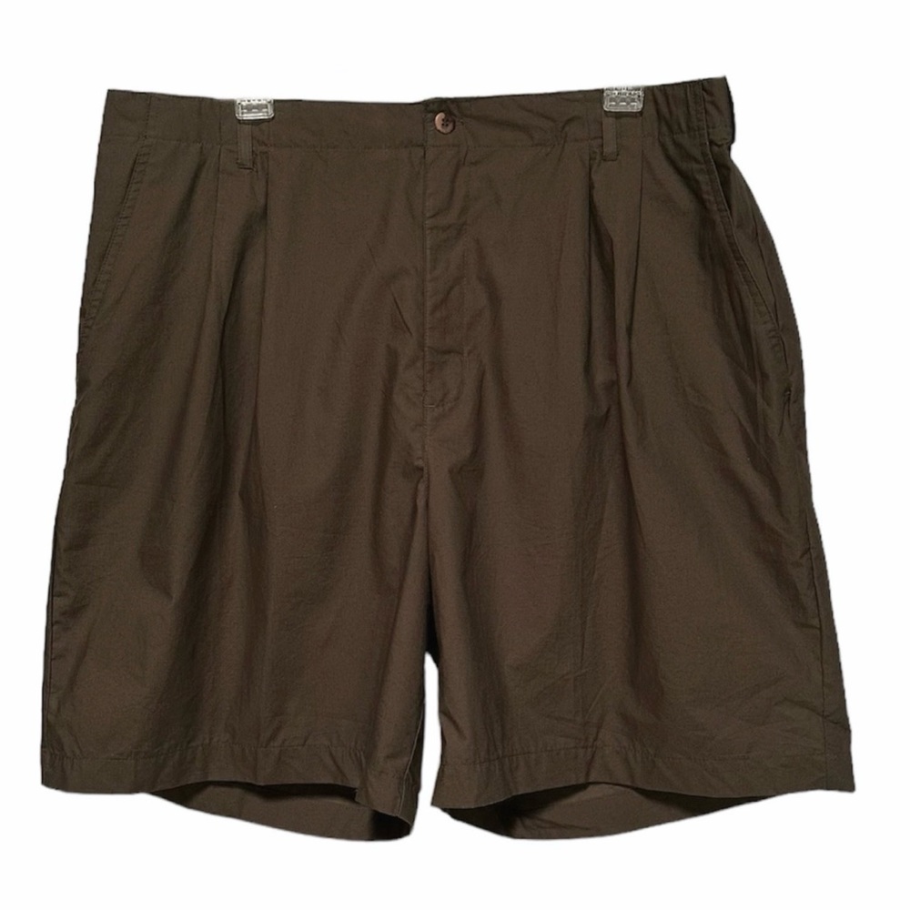 Vintage Claybrooke Outdoors Pleated Front Cotton Shorts